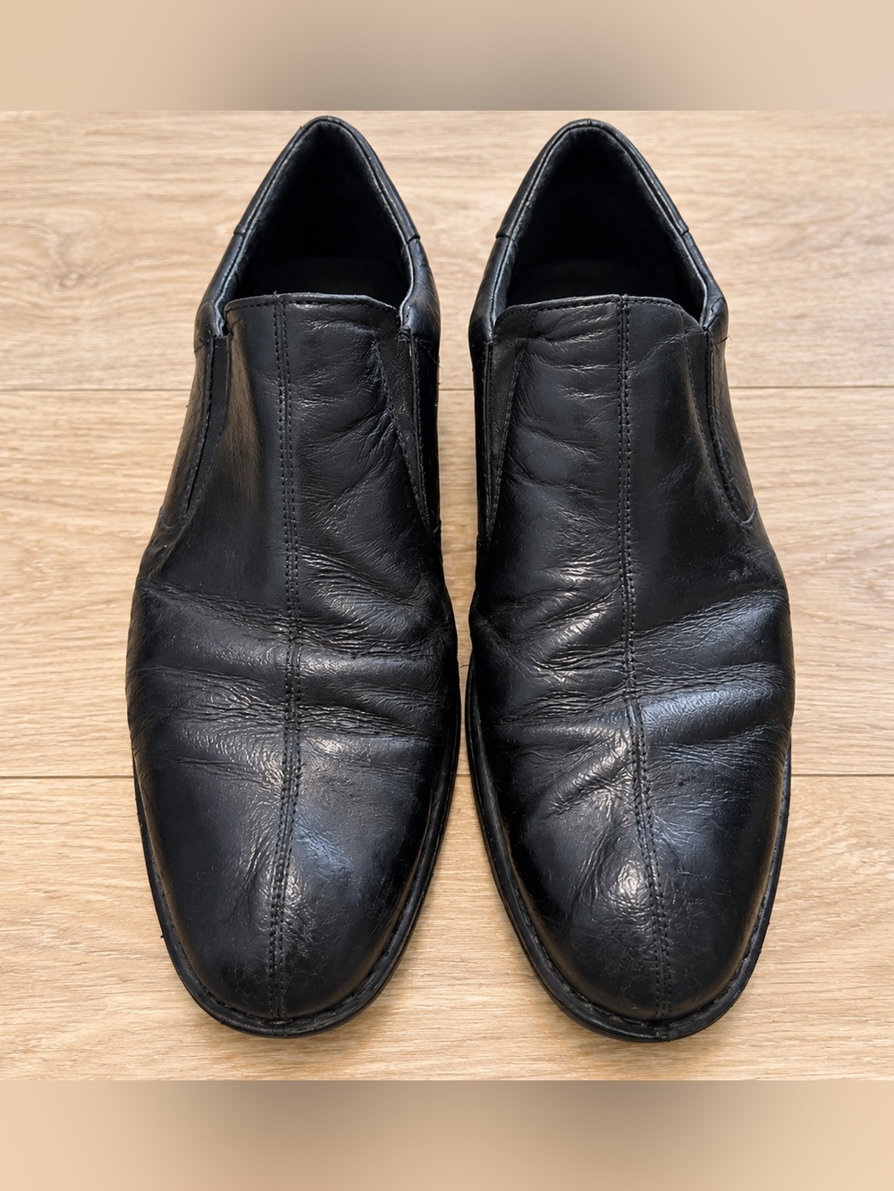 Cole Haan Black Leather Loafers Slip On Dress Shoes Nike Air Men’s 11M C05559